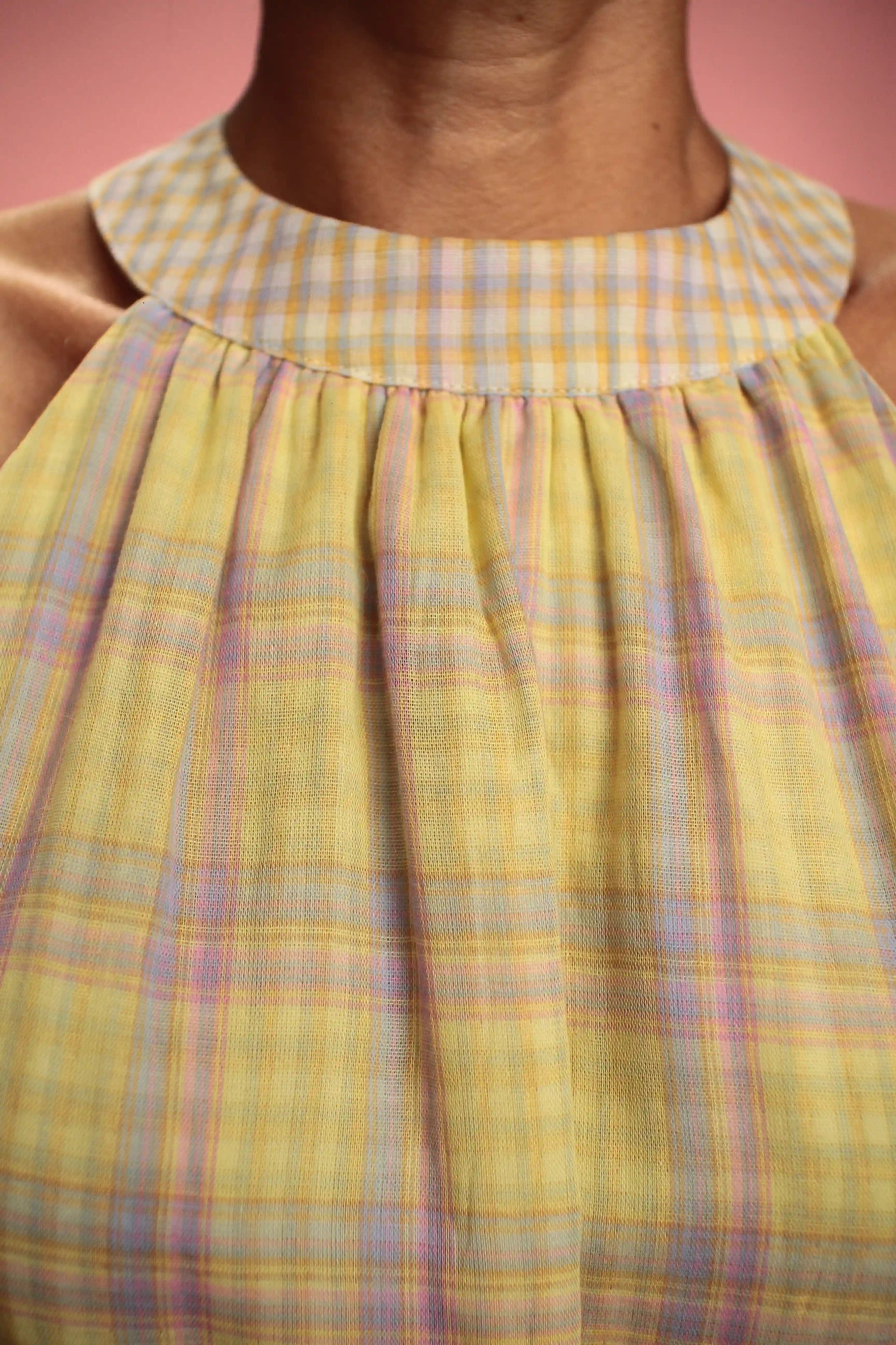 Robe Mary Coton jaune
