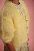 Gilet Hamid Mohair Jaune