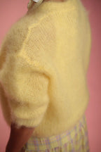 Gilet Hamid Mohair Jaune