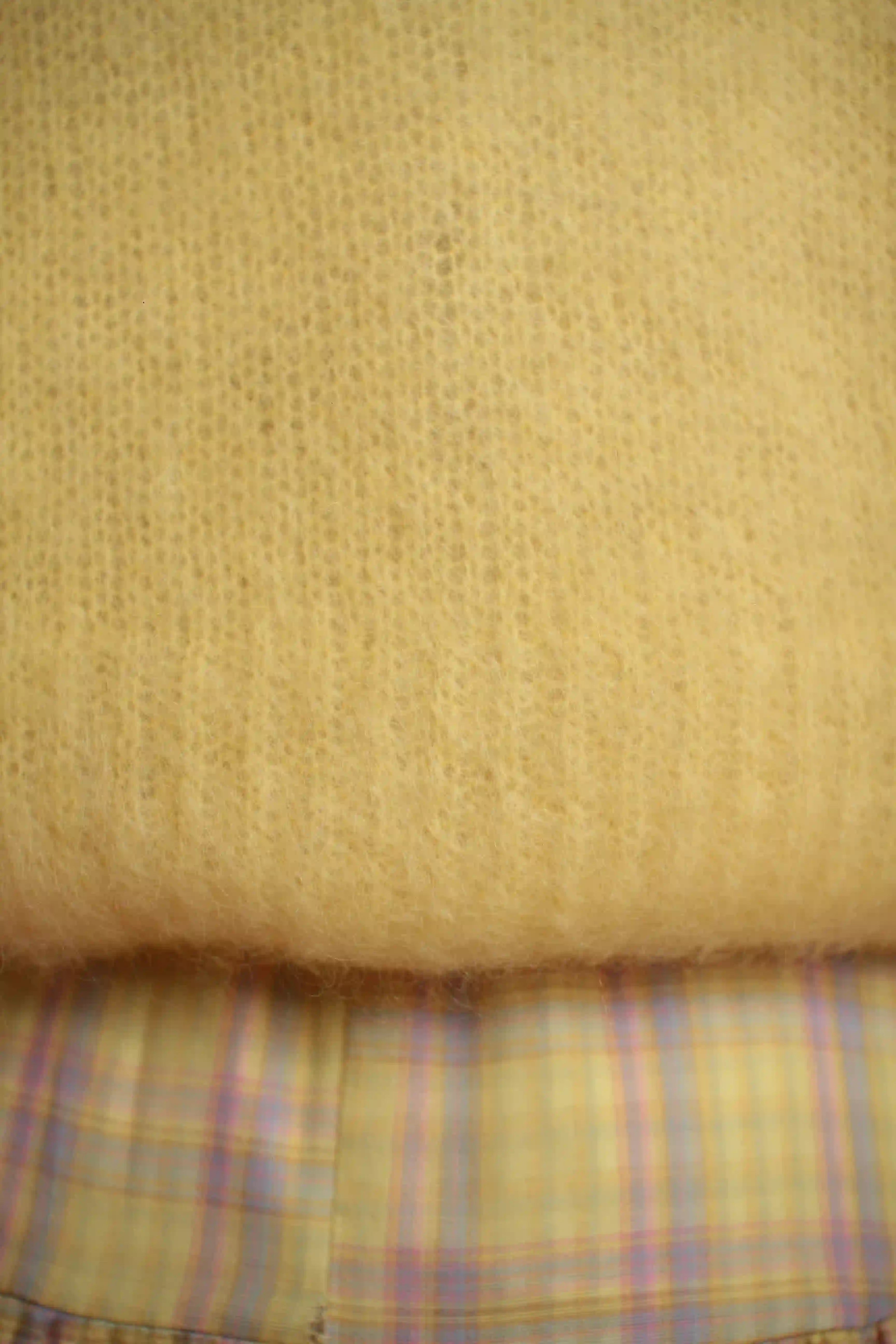 Gilet Hamid Mohair Jaune