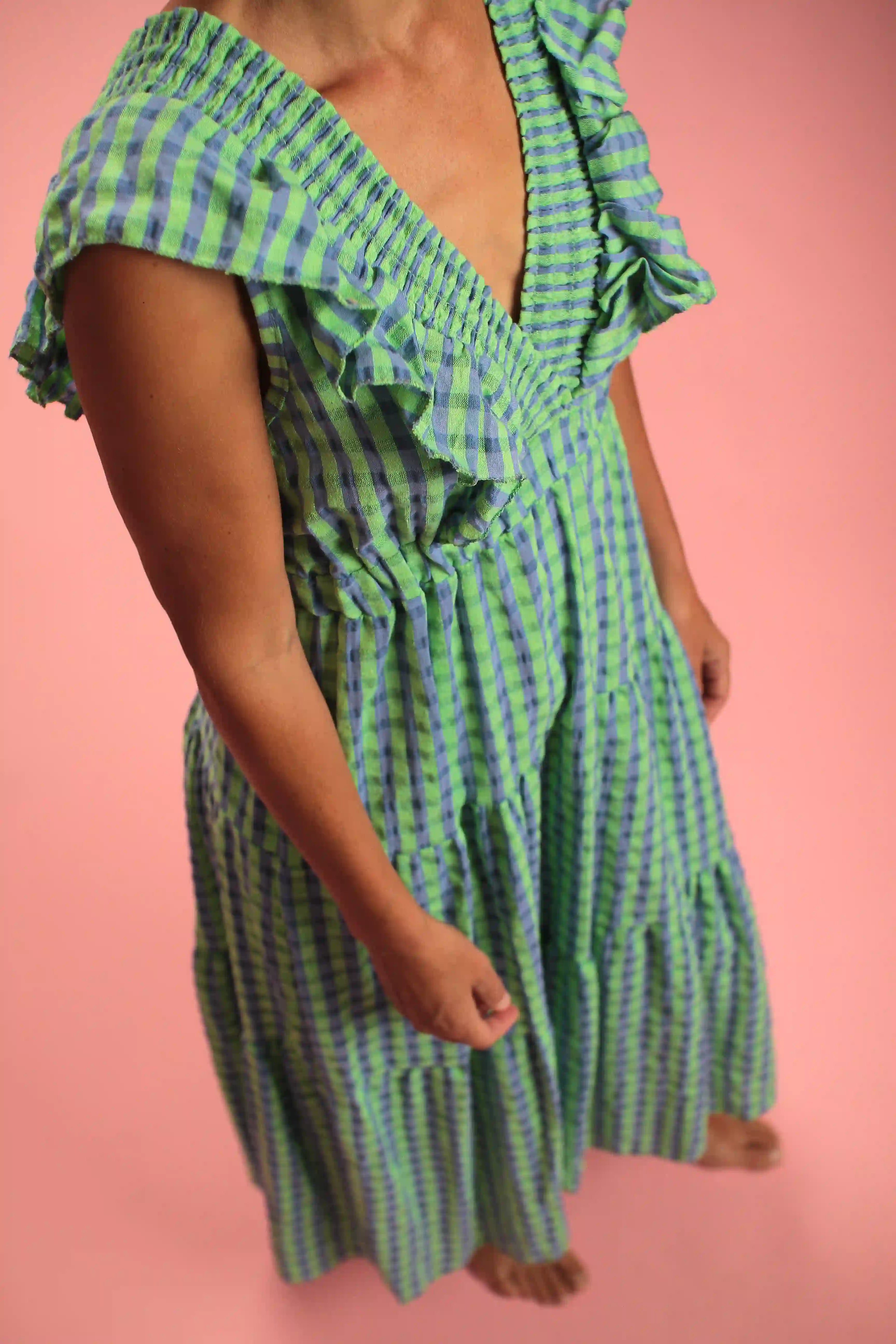 Robe Paola vert