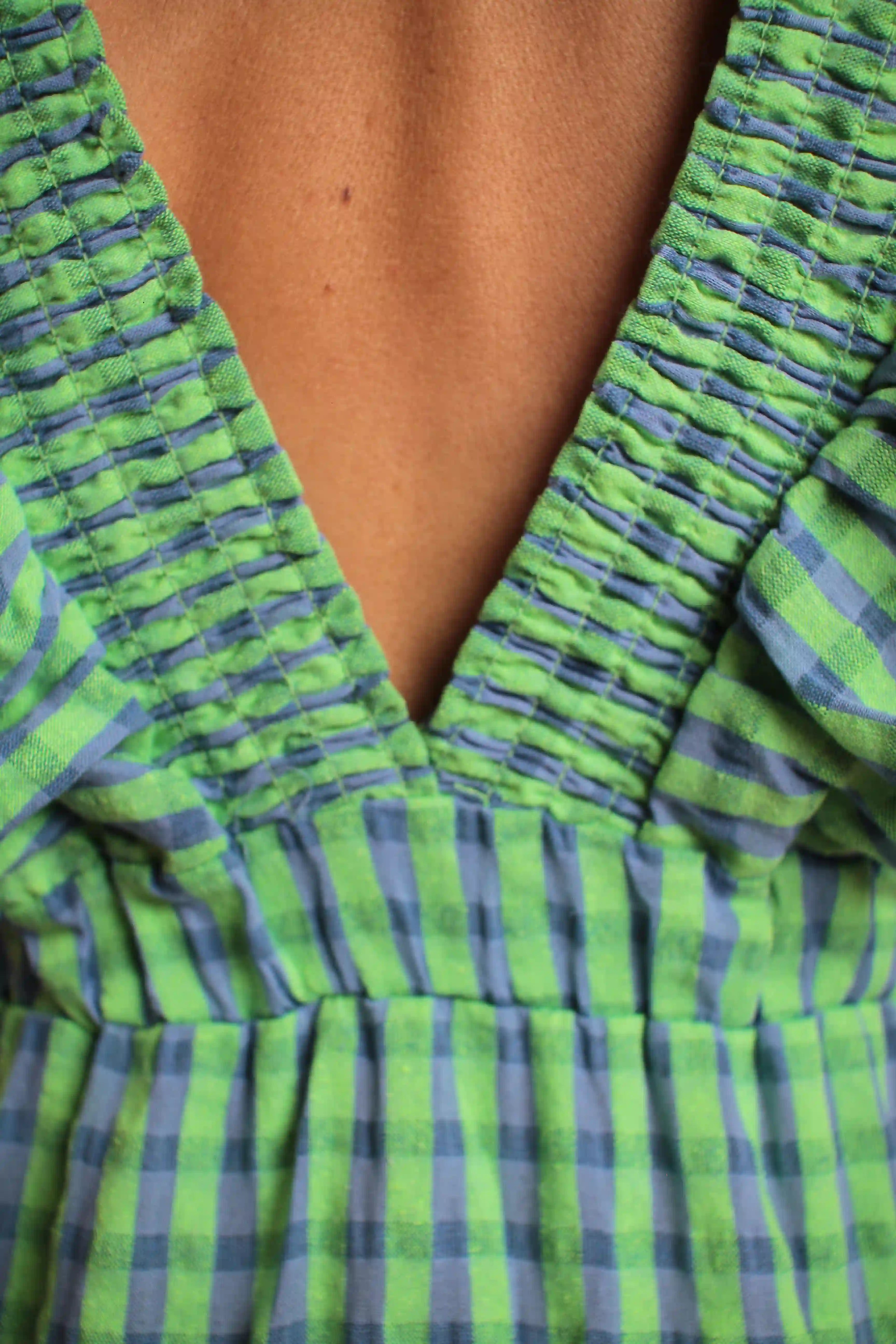 Robe Paola vert