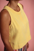 Top Jackie Coton Jaune
