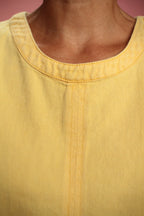Top Jackie Coton Jaune