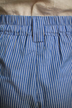 Pantalon Dustin Coton Rayée Bleu/blanc