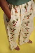 Pantalon Palmi Gaze de coton