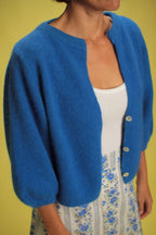 Gilet Justine bleu roi