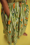 Jupe Vita Rayée Vert