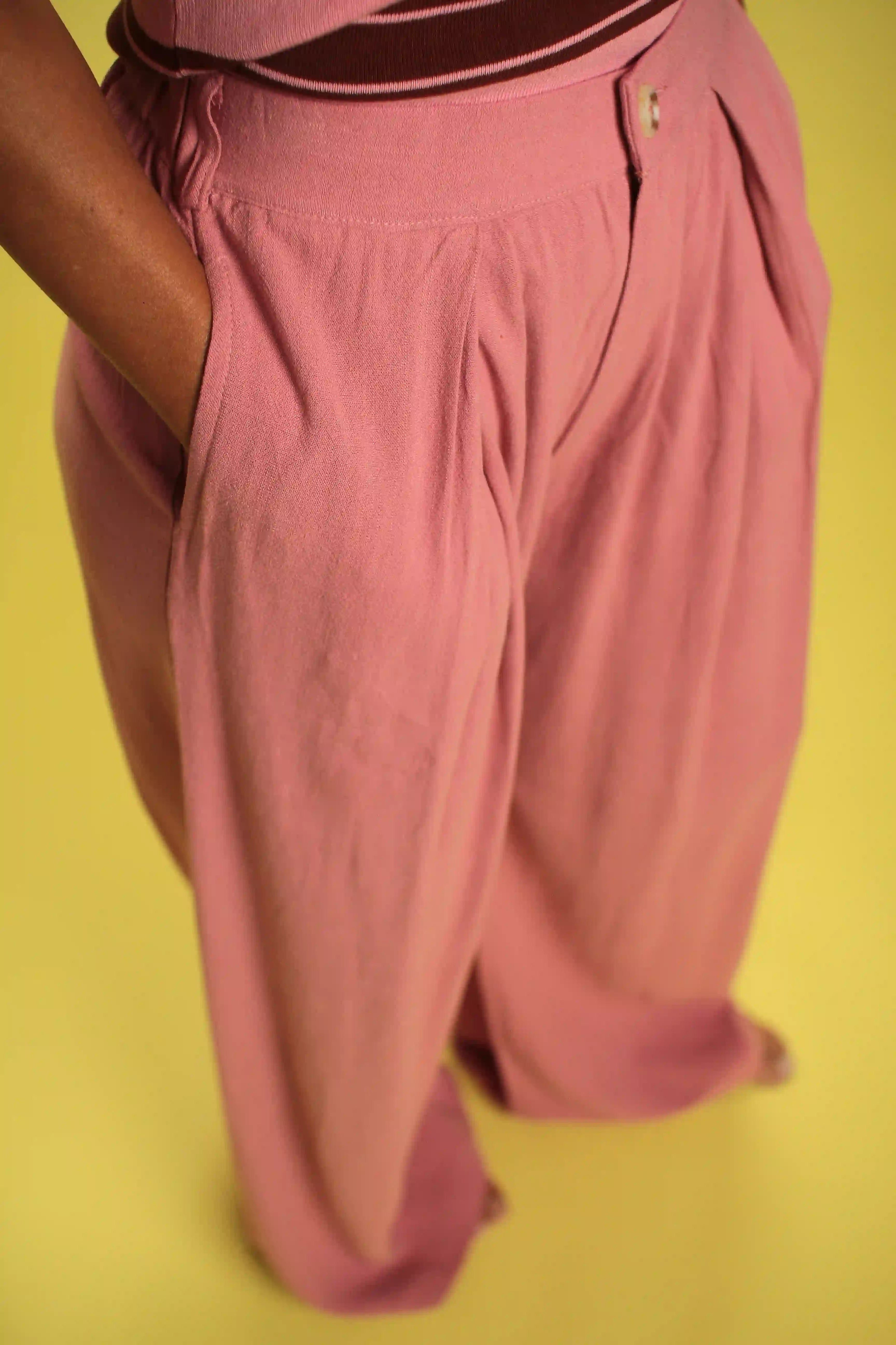 Pantalon Samy Vieux rose