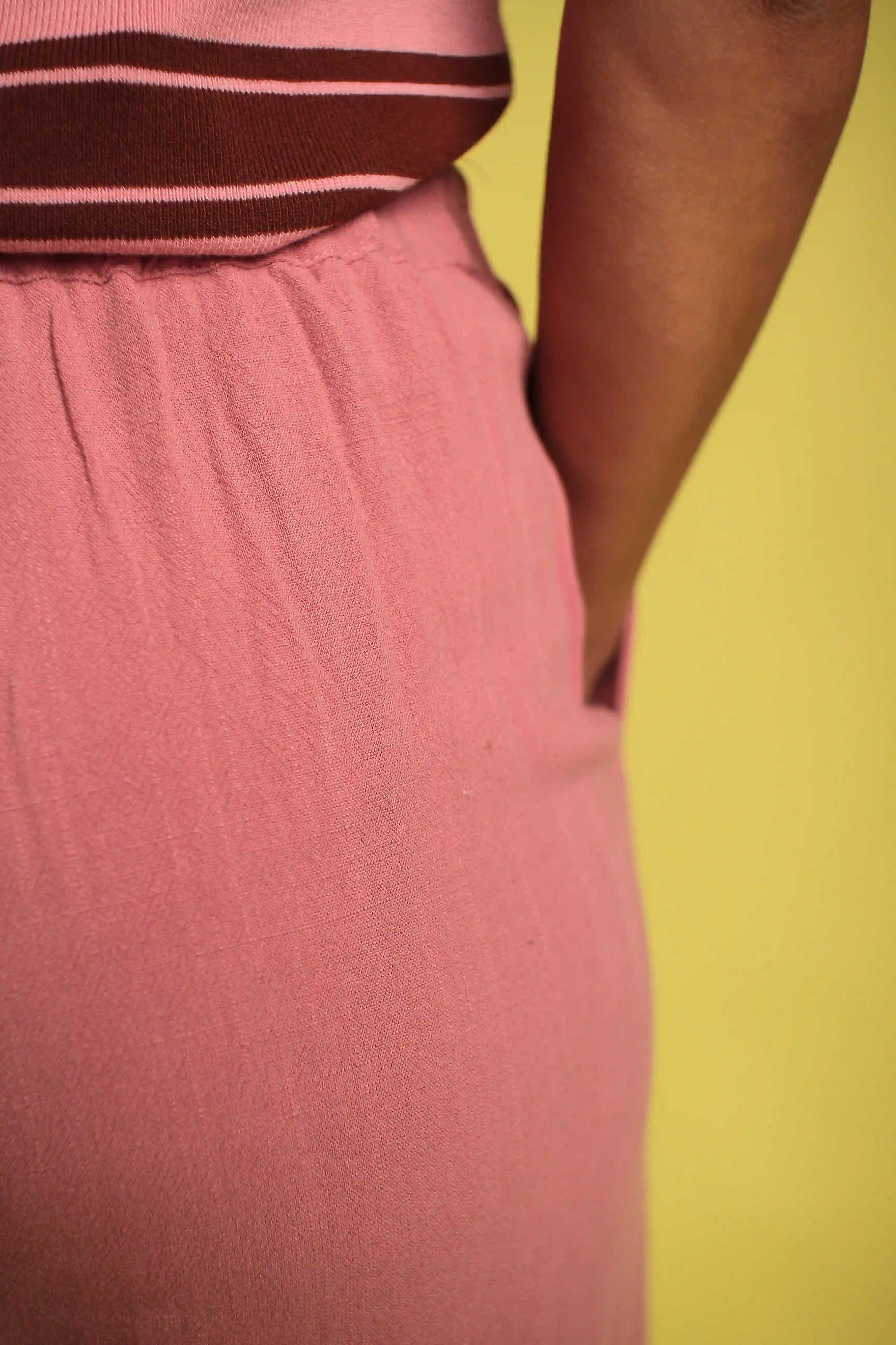Pantalon Samy Vieux rose