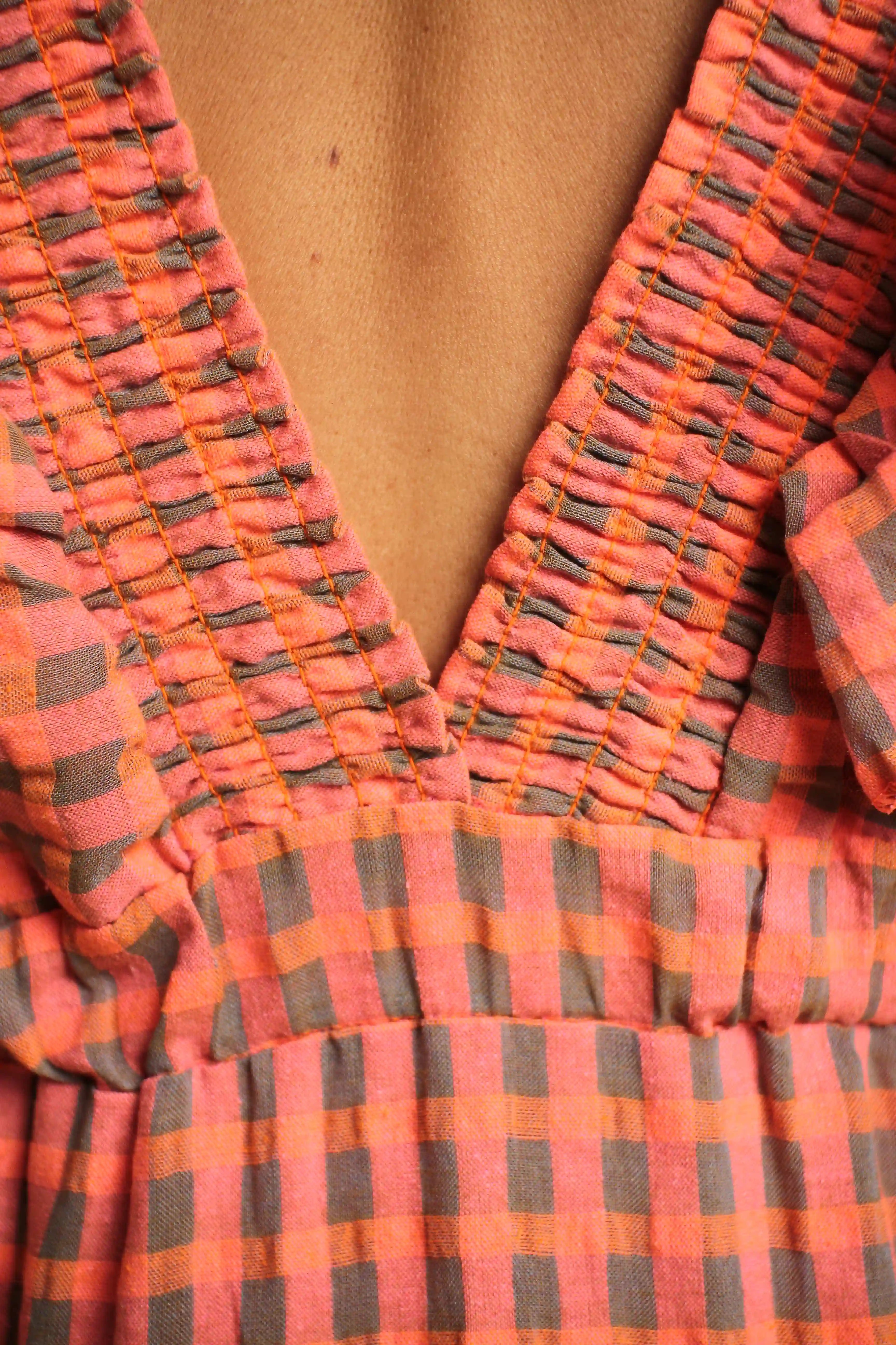 Robe Paola Orange Fluo