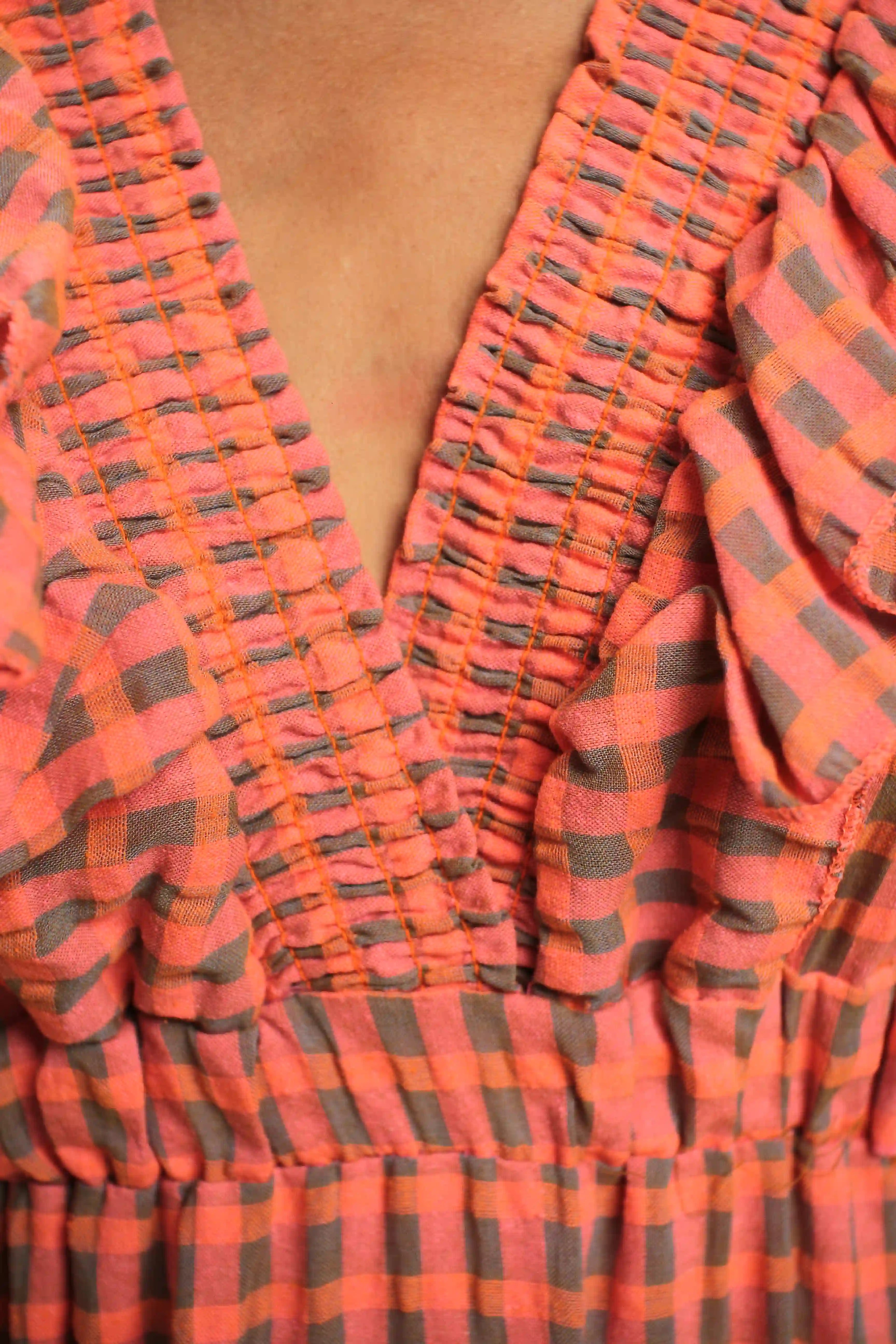 Robe Paola Orange Fluo