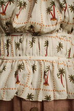 Top Palmi Gaze de coton