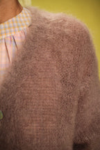 Gilet Hamid Mohair Taupe