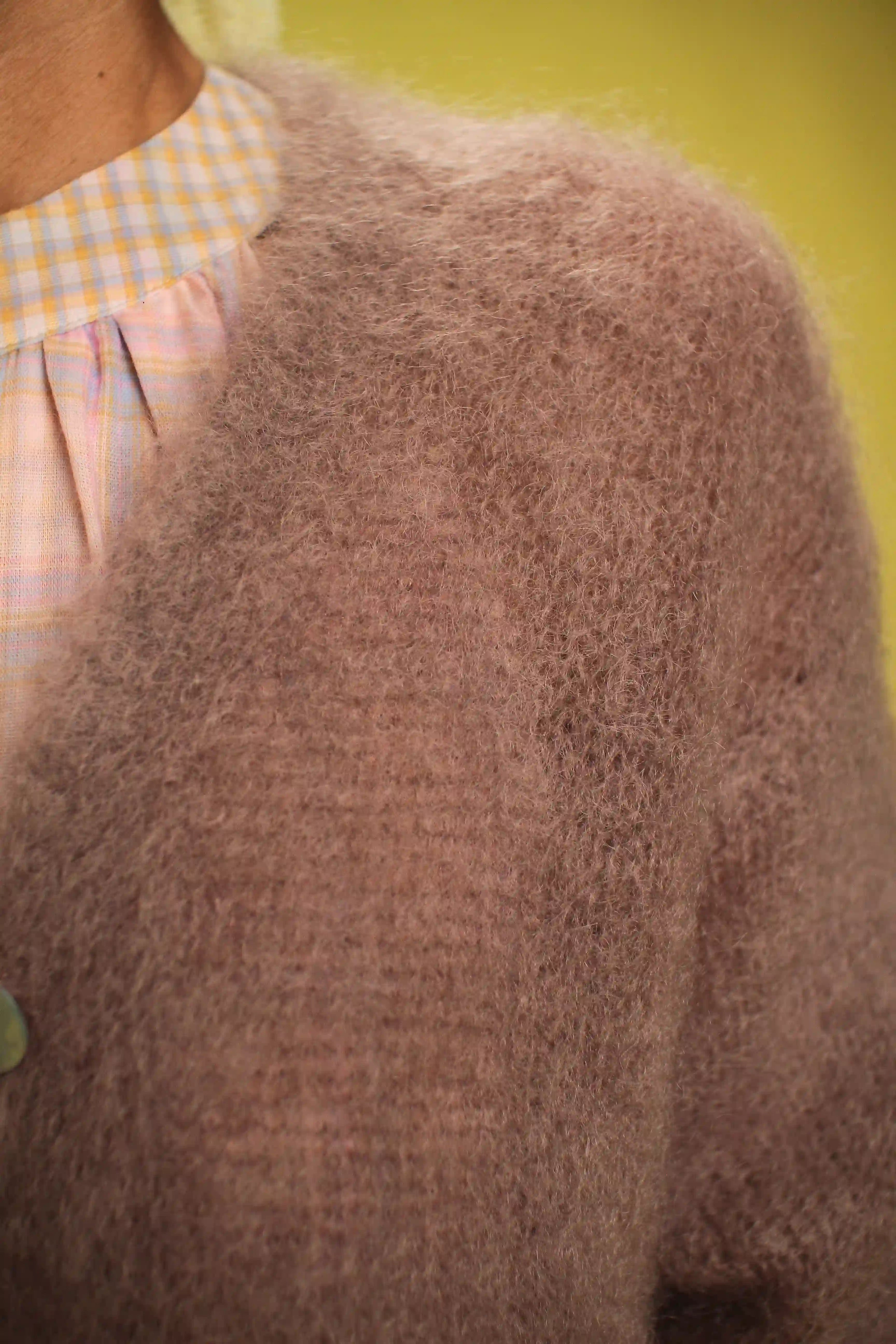 Gilet Hamid Mohair Taupe