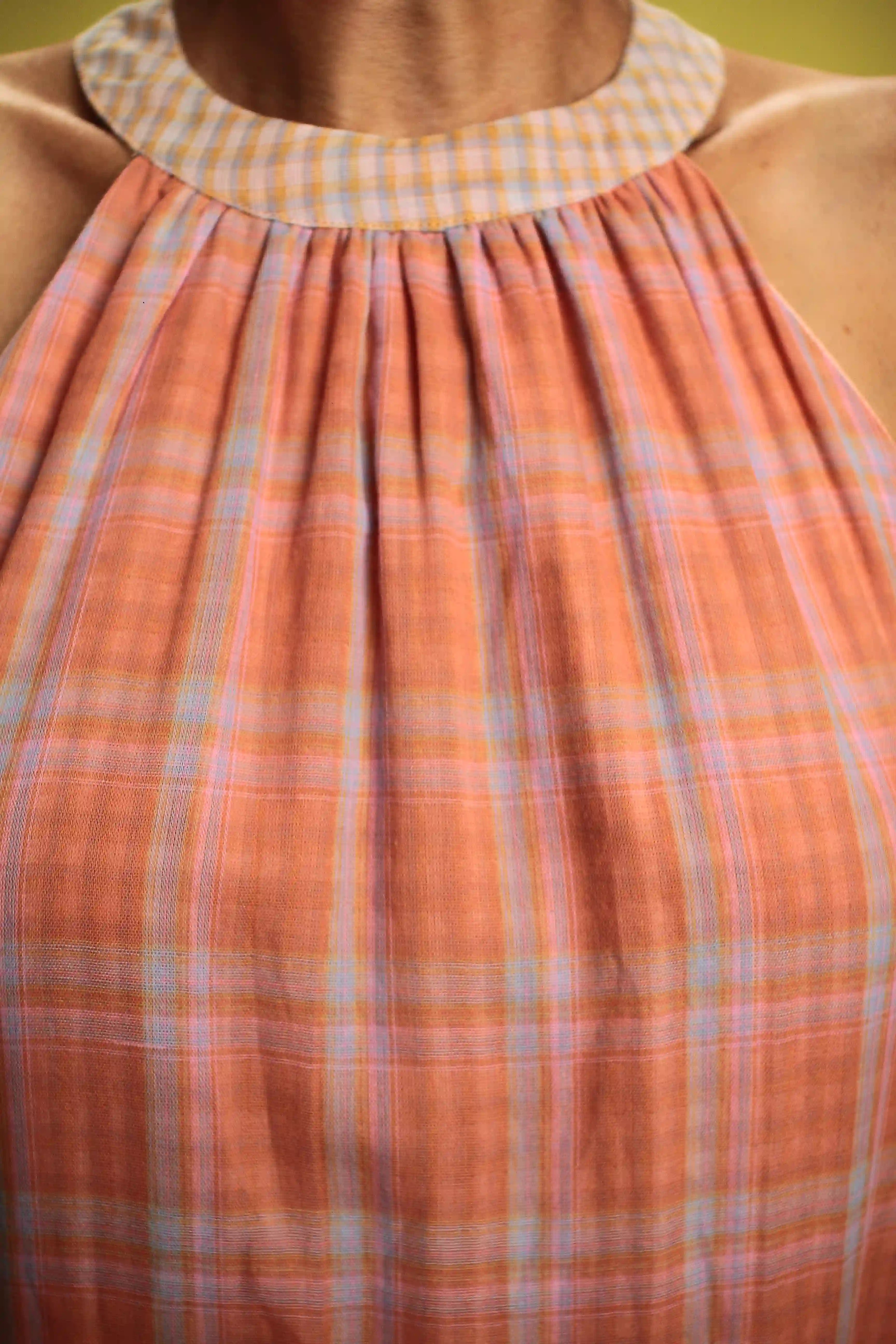 Robe Mary Coton orange