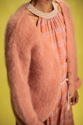Gilet Tania Mohair rose
