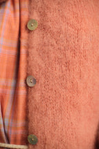Gilet Tania Mohair rose