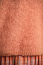 Gilet Tania Mohair rose