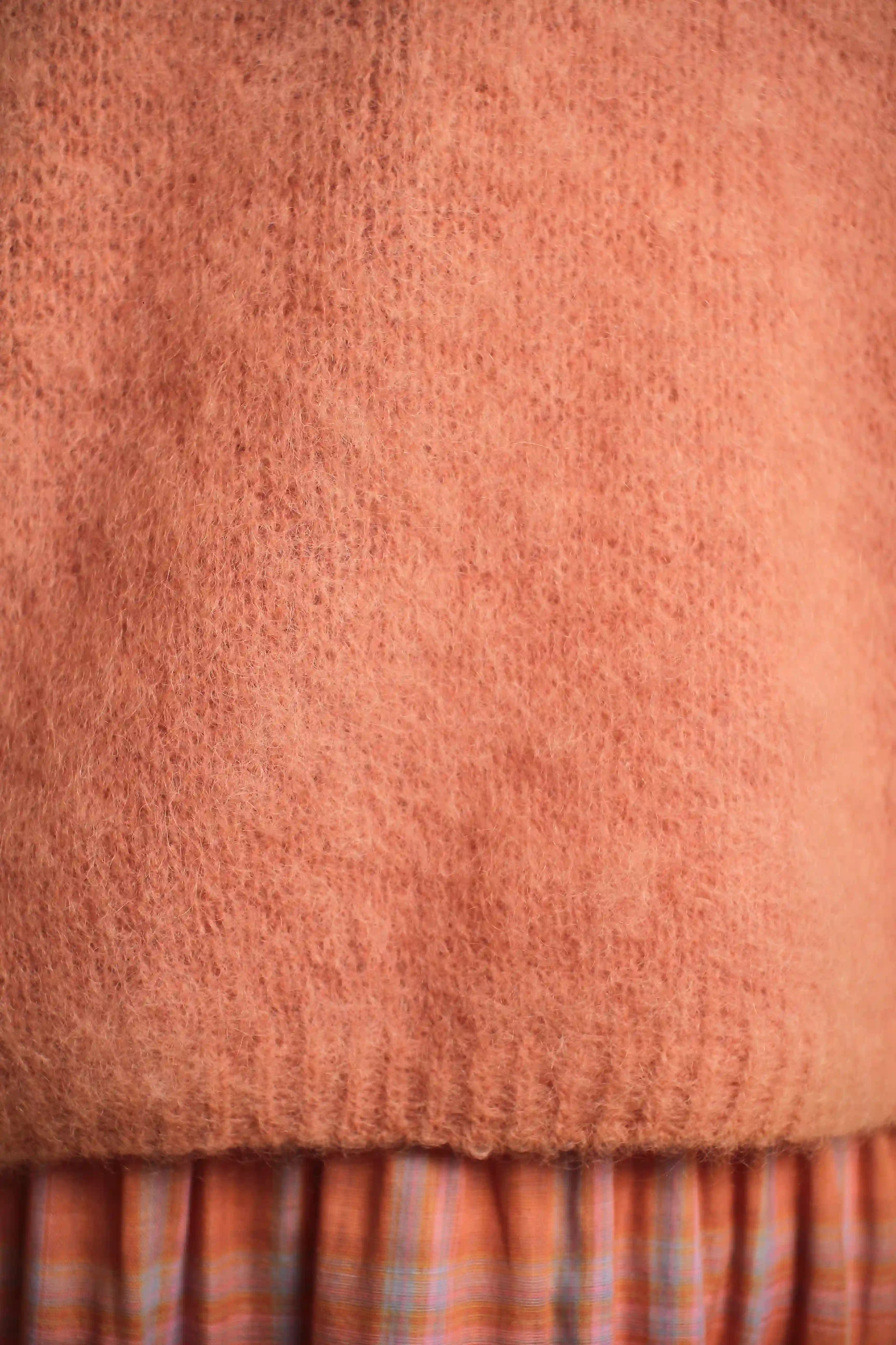 Gilet Tania Mohair rose