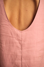 Robe Jackie trapèze Rose