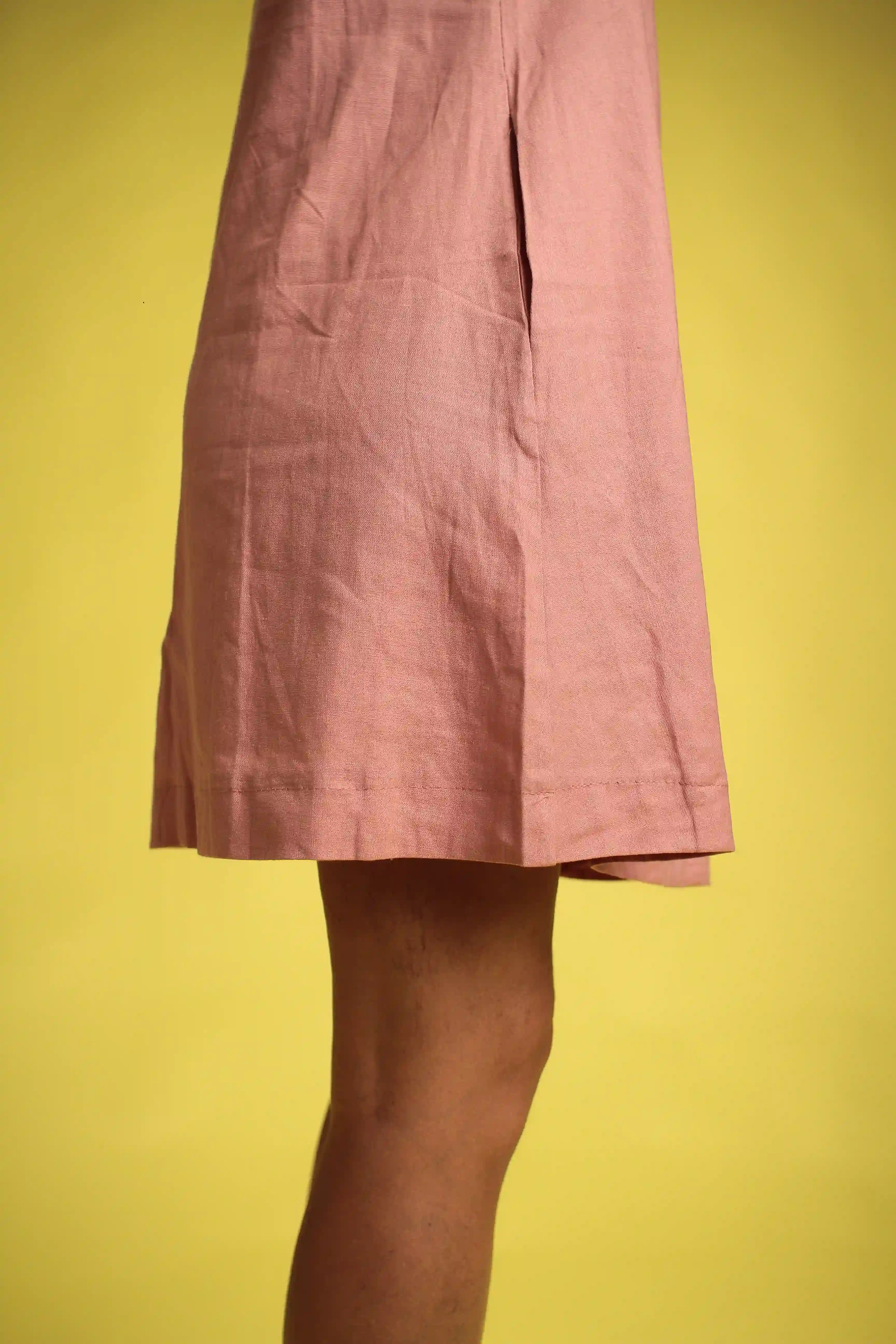 Robe Jackie trapèze Rose