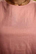 Robe Jackie trapèze Rose