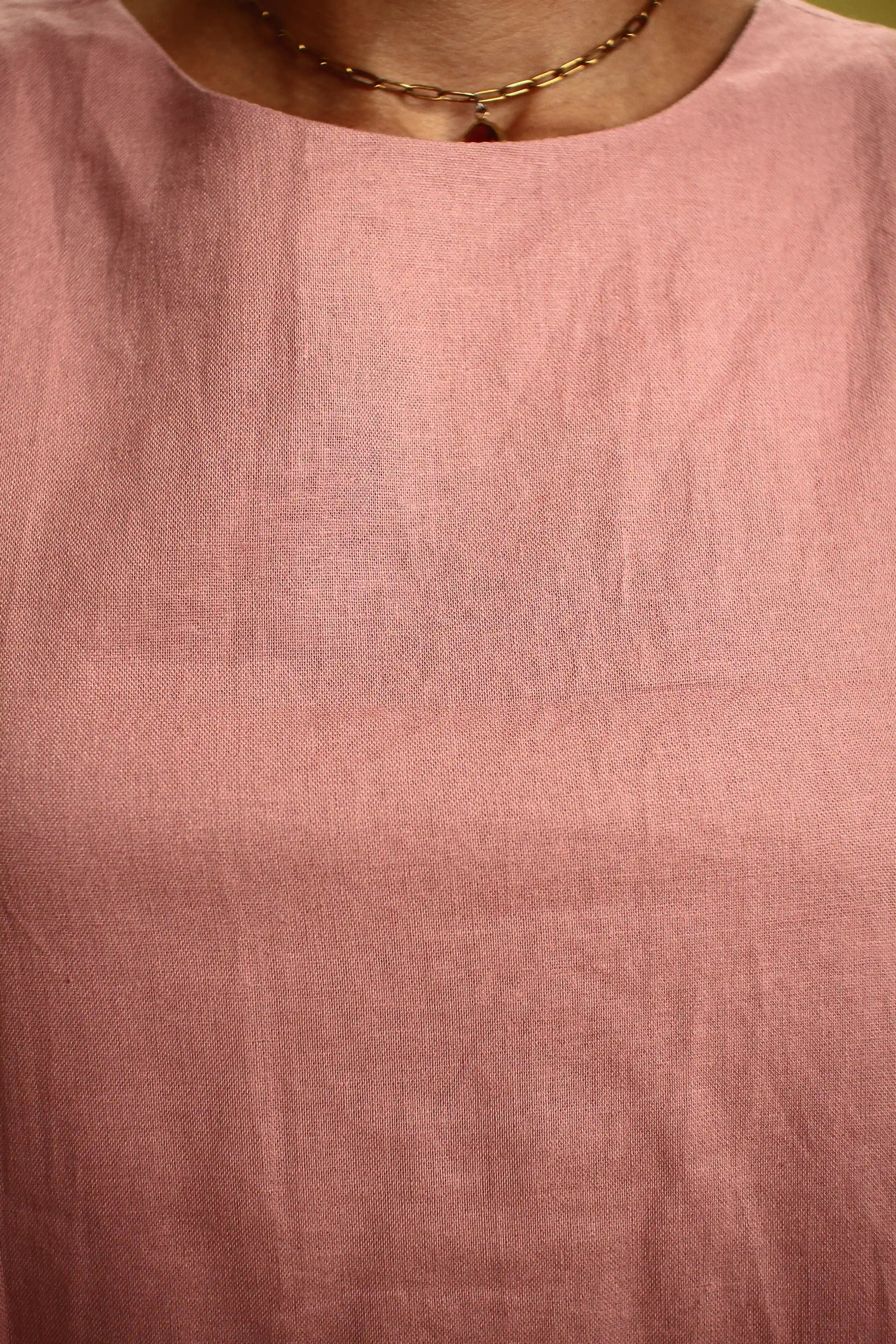Robe Jackie trapèze Rose