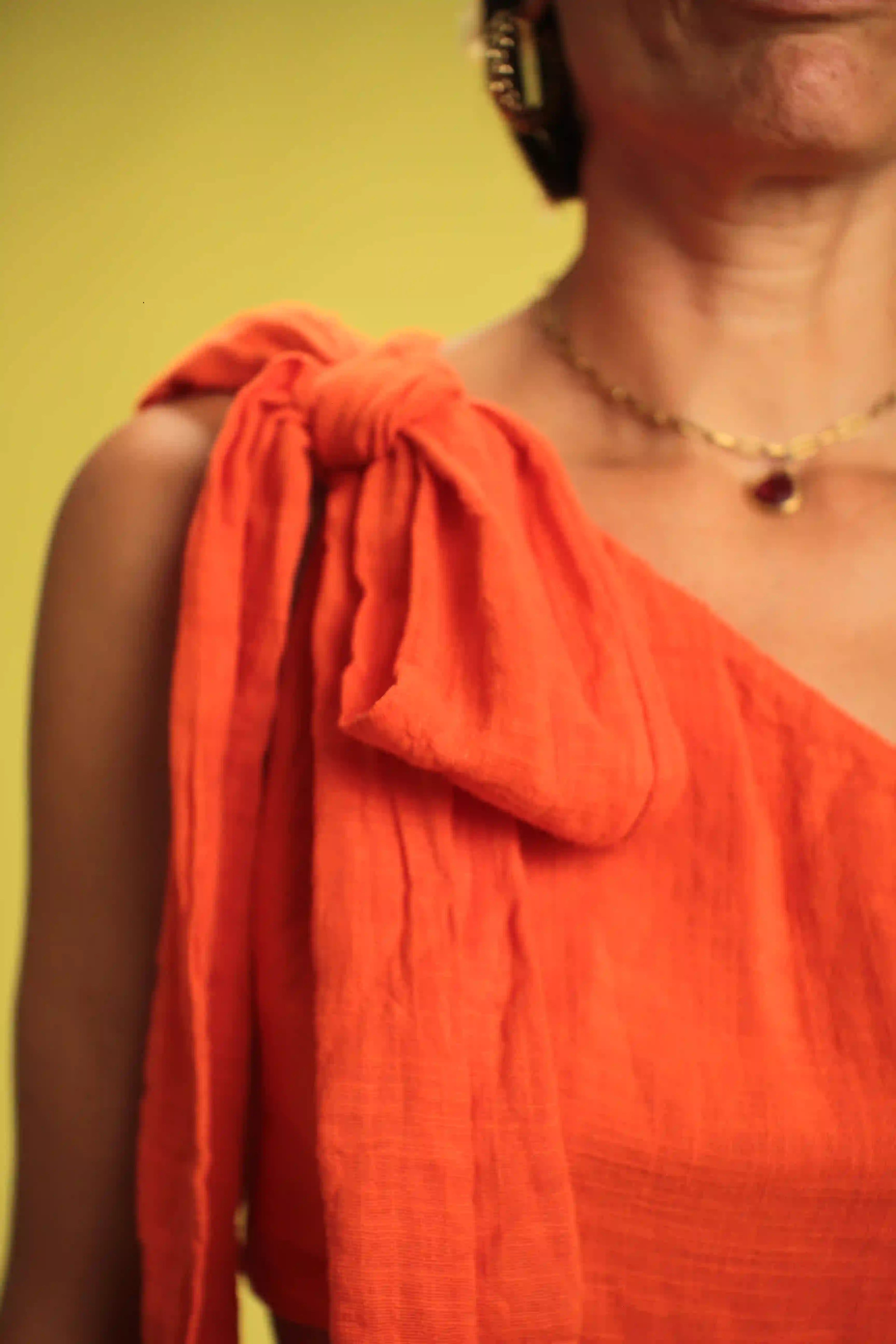 Robe Salima Orange sanguine