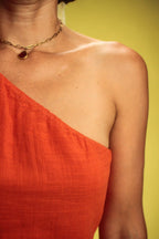 Robe Salima Orange sanguine