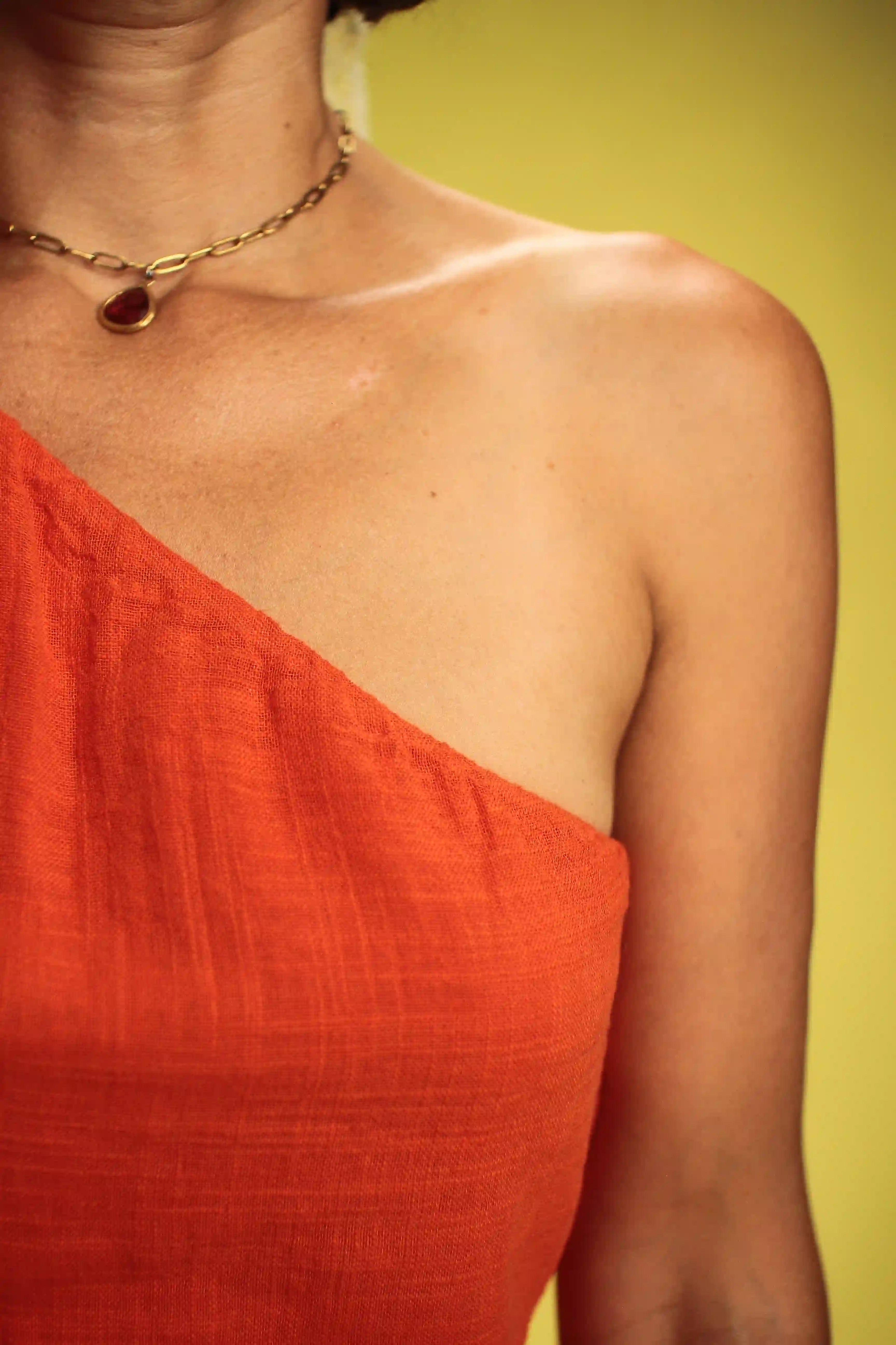 Robe Salima Orange sanguine