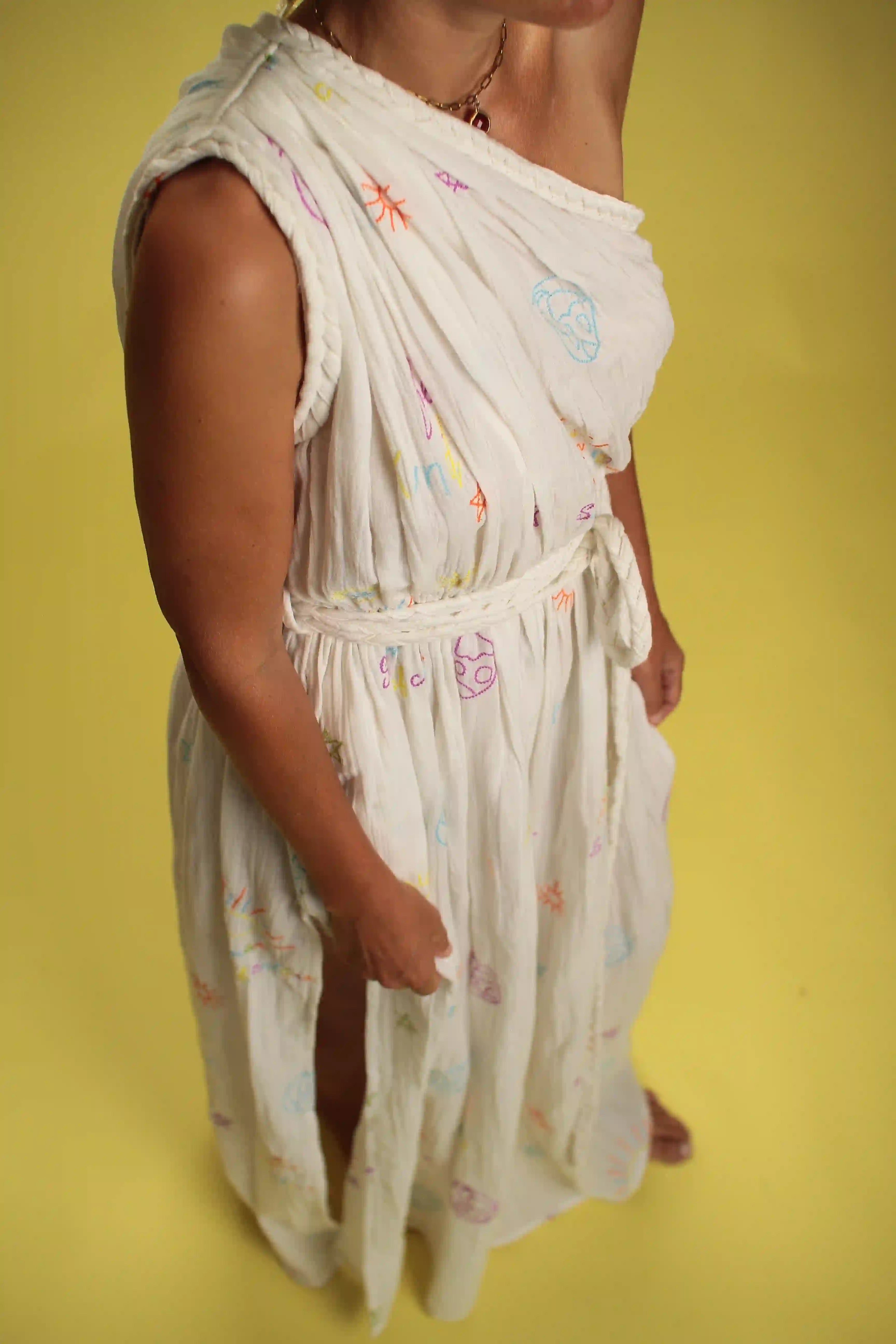 Robe Moon Coton blanc
