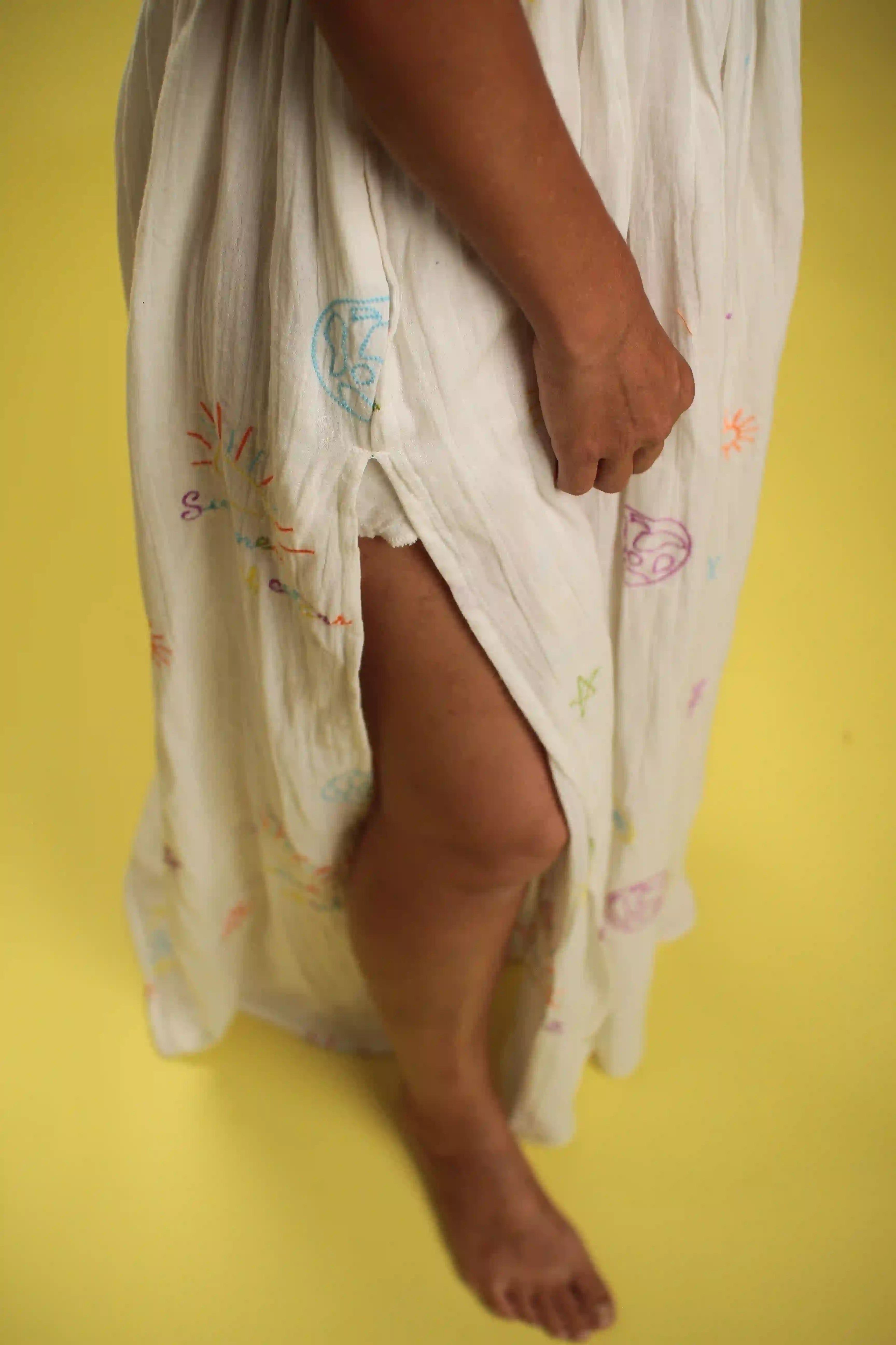 Robe Moon Coton blanc
