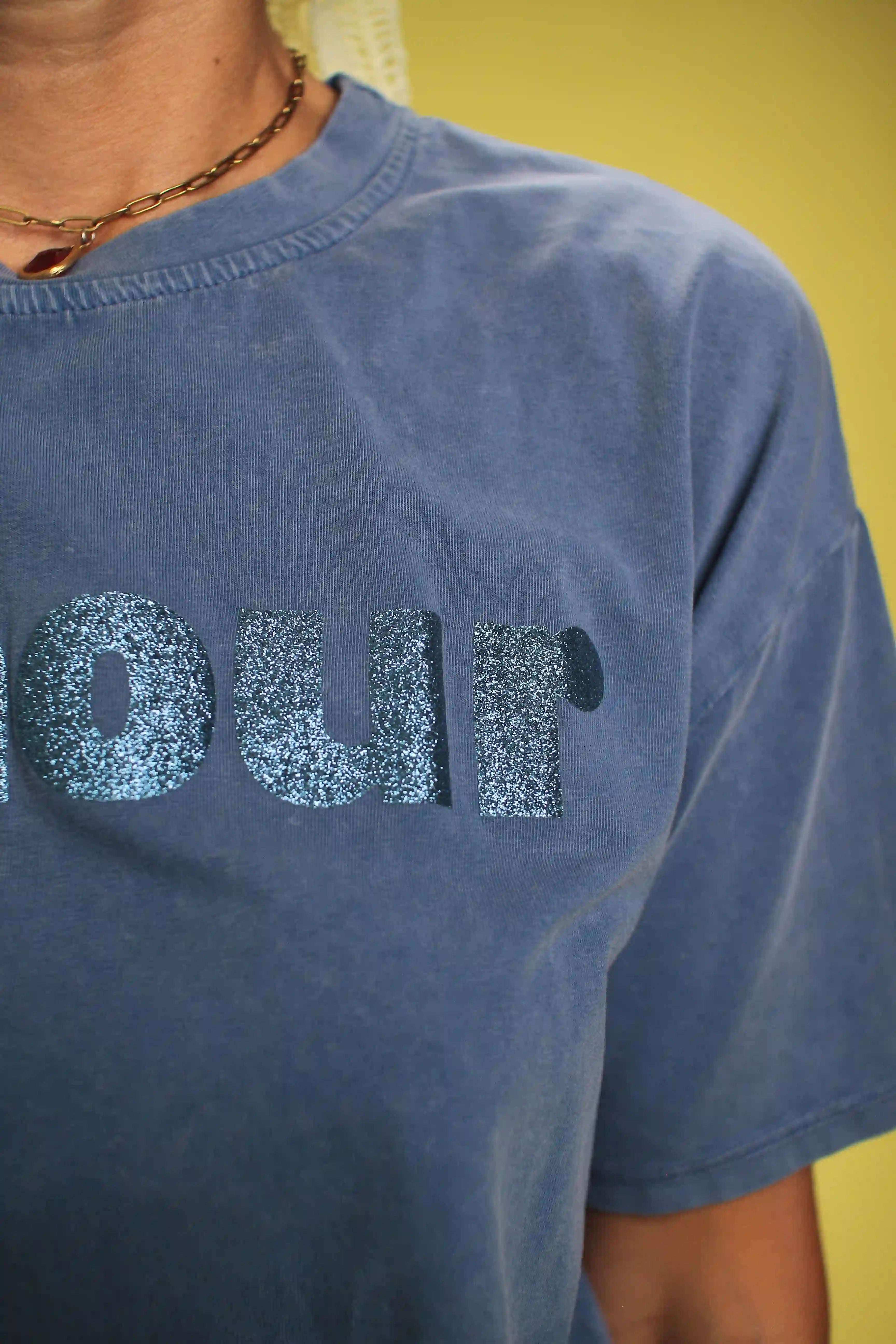 T-Shirt Amour Bleu