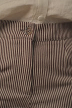Pantalon rayé Bordeaux "Yvan"