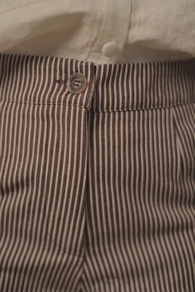 Pantalon rayé Bordeaux "Yvan"