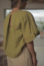 Blouse Burro lin Vert
