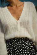 Gilet "Bianca" en kid Mohair