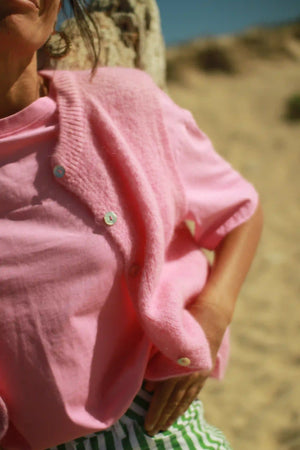 Gilet "Chantal" Rose