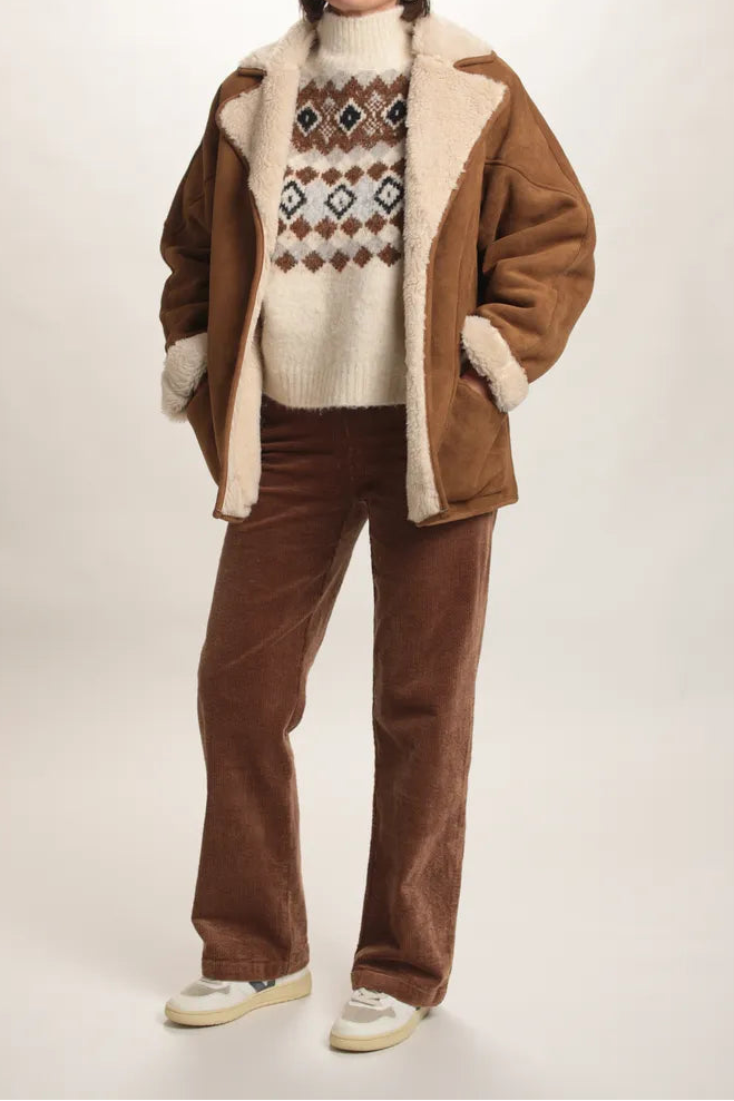 Pull Courchevel Blanc cassé