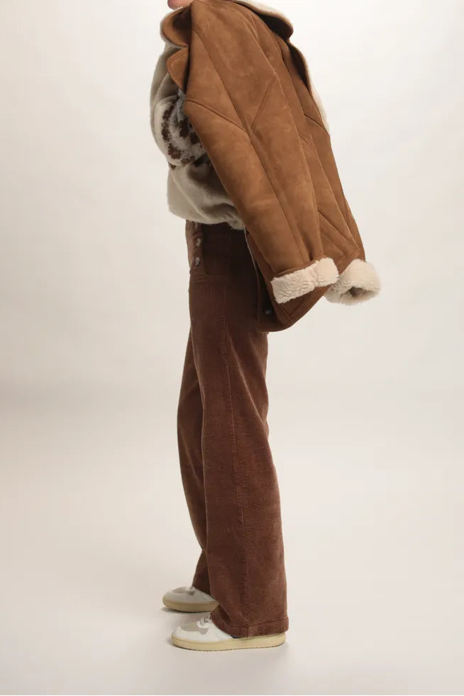 Manteau Oural suedine