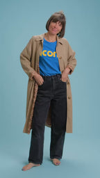 Trench Peter Camel/Leopard