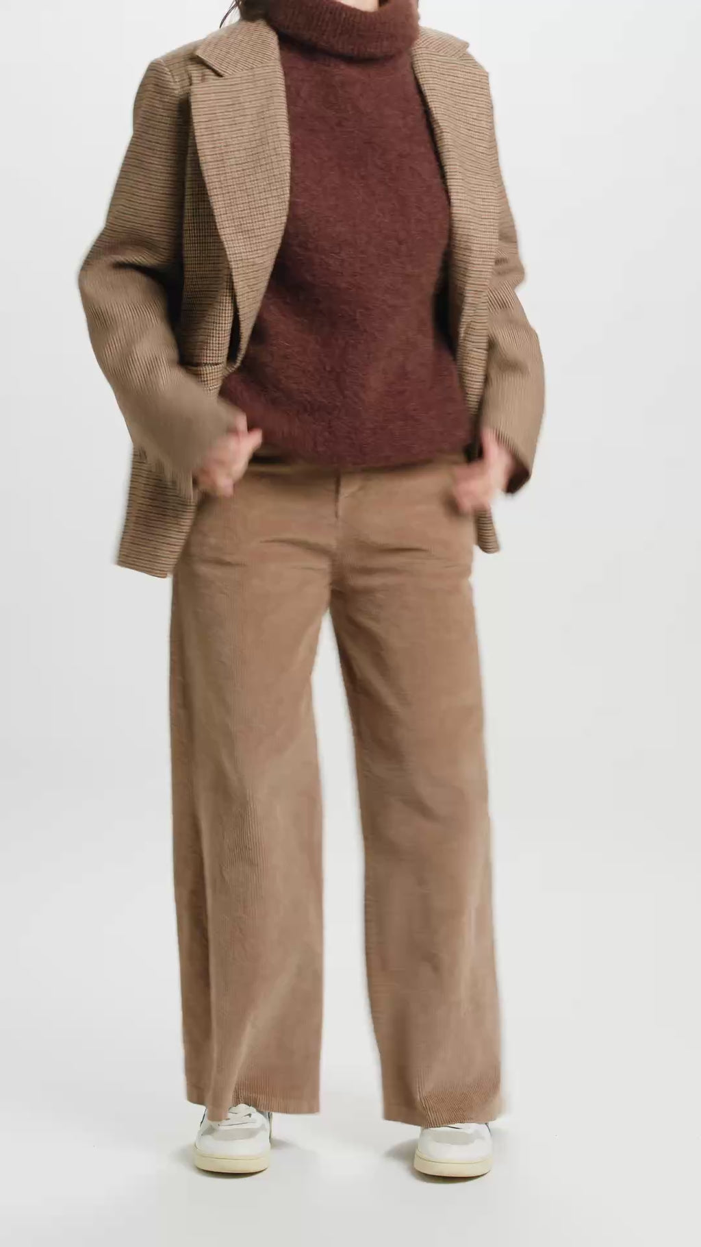 Pull col roulé Aspen Mohair chocolat