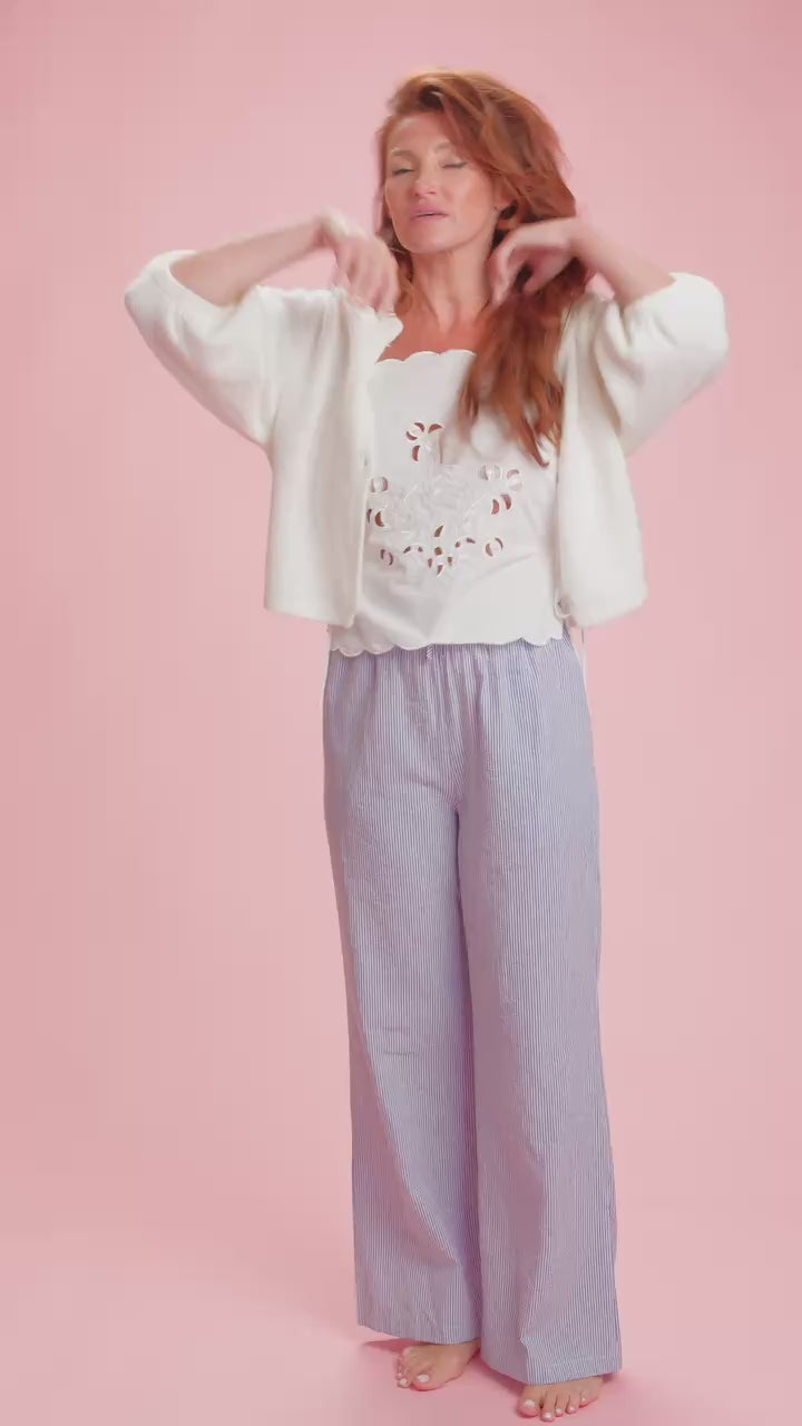 Gilet Justine Ecru