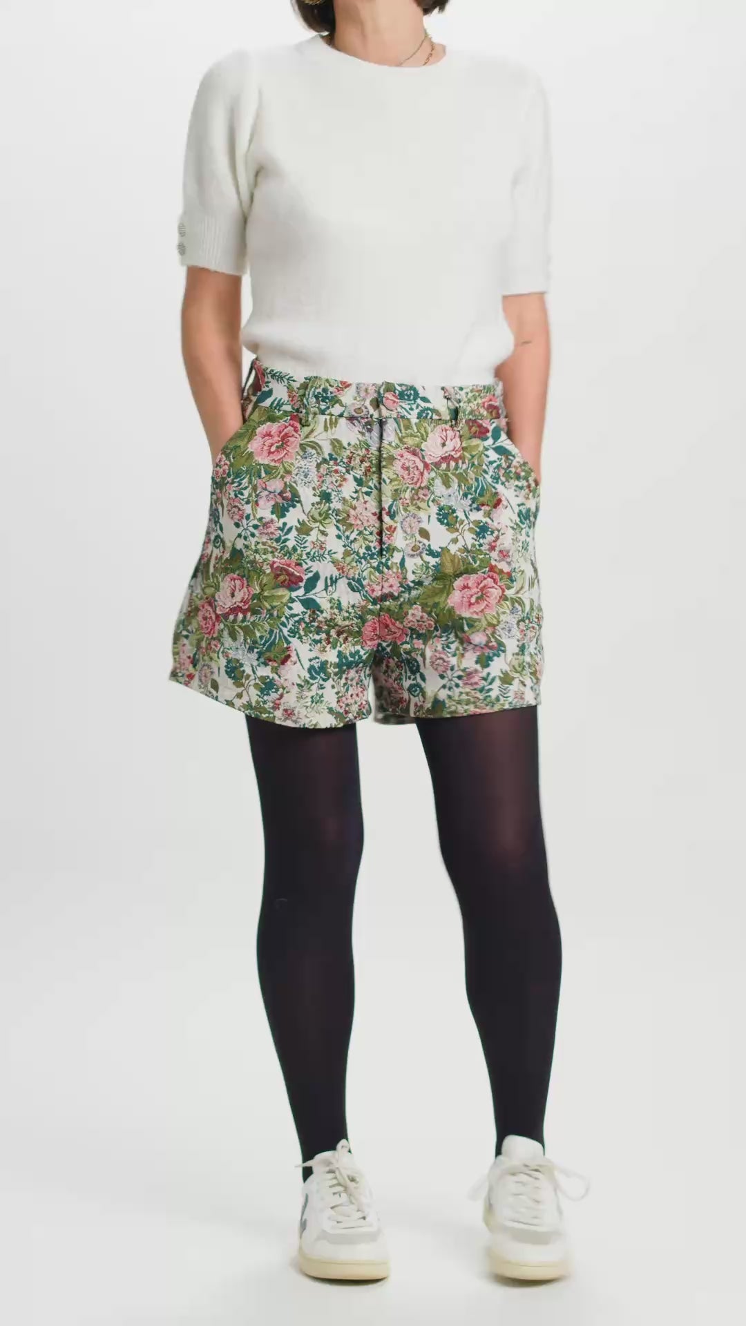 Veste Gina velours côtelé vert kaki