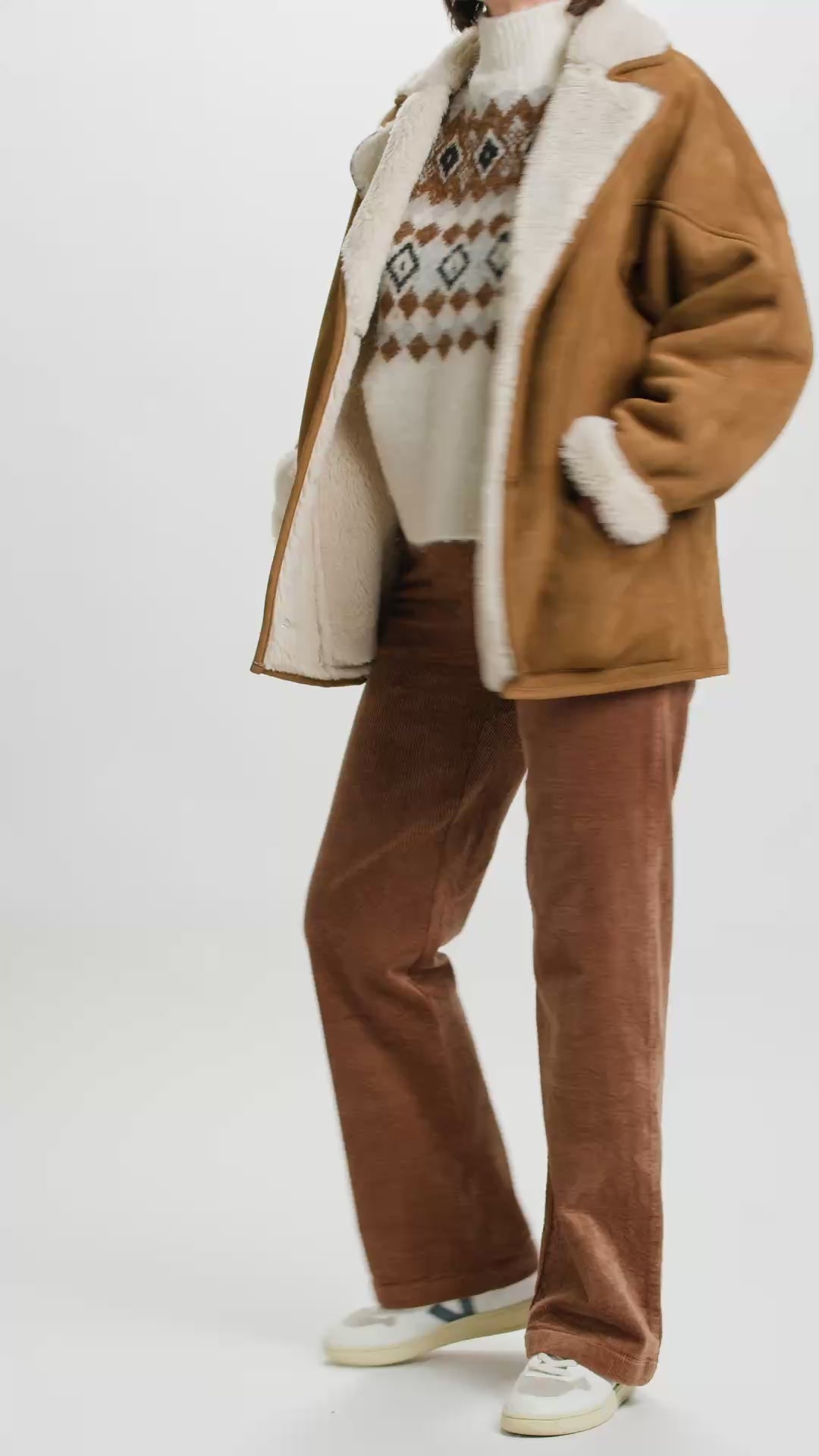 Manteau Oural suedine