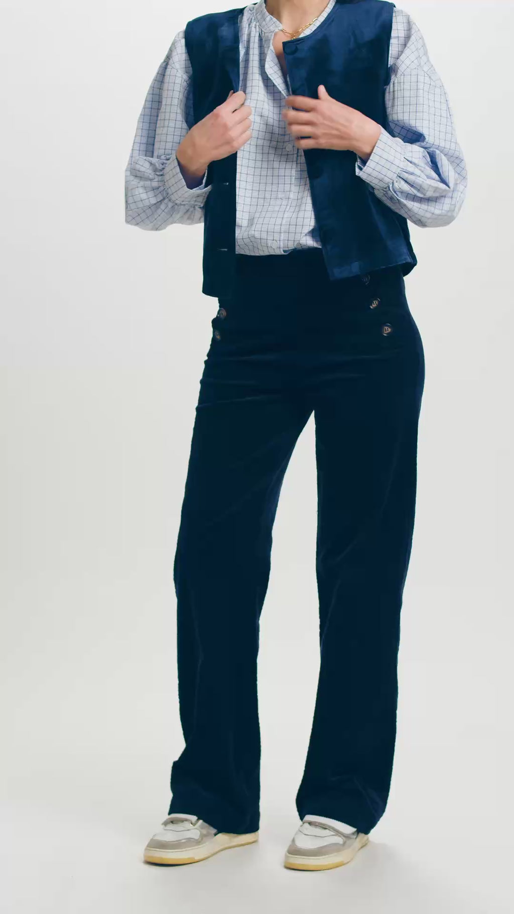 Gilet Gypsy bleu marine