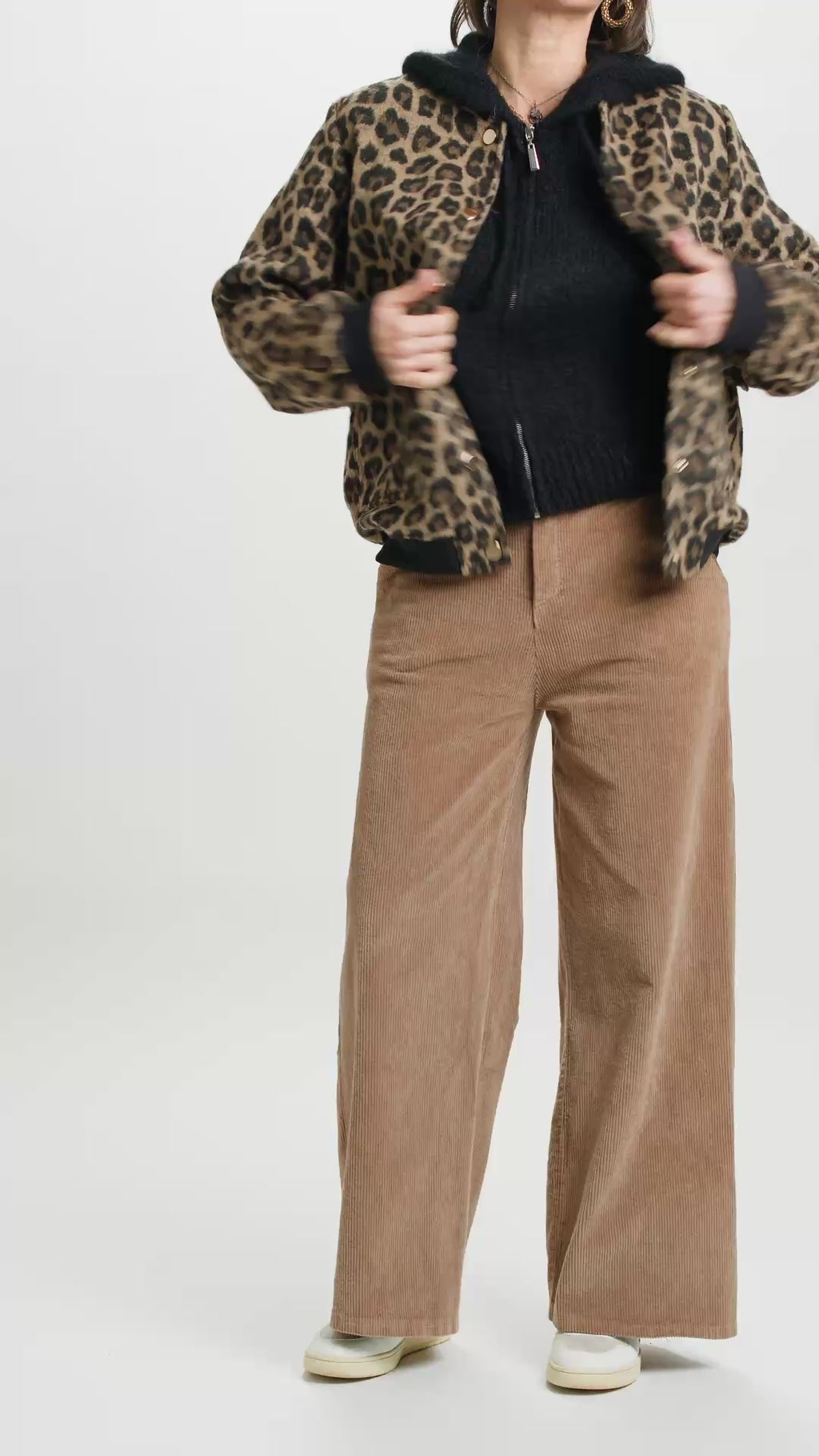 Veste Fran leopard