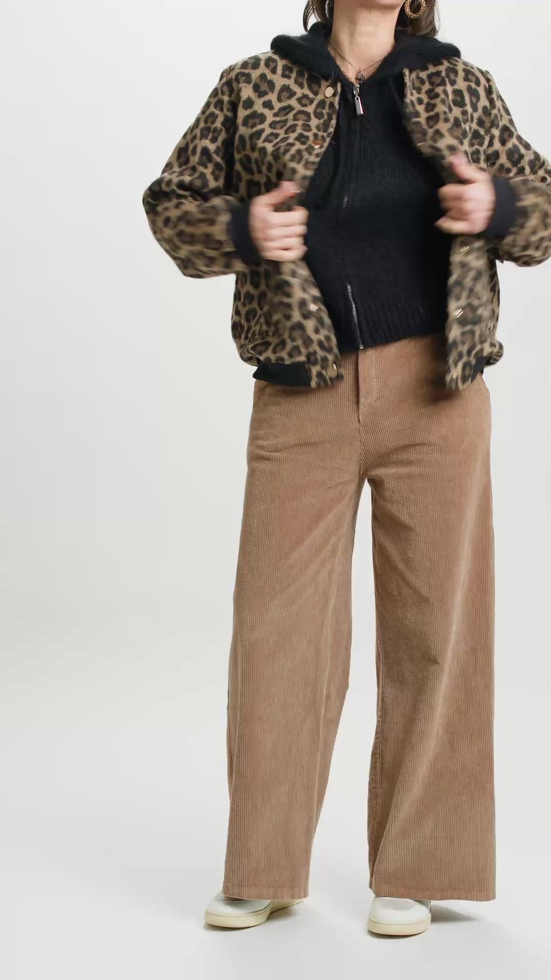 Veste Fran leopard