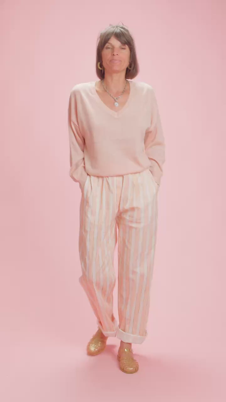 Pantalon Obey rayé